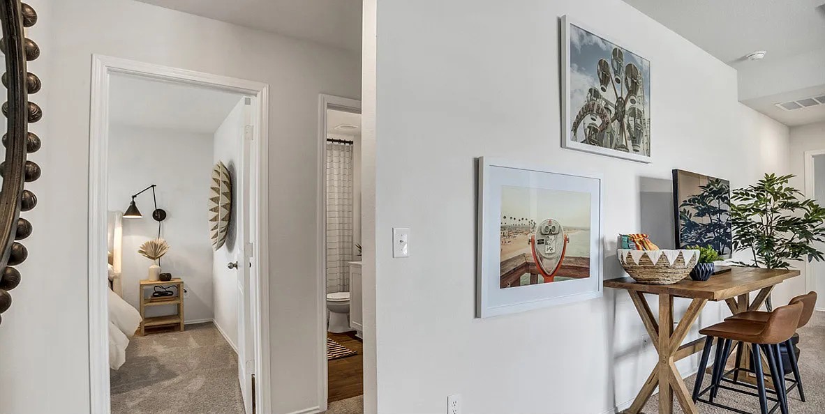 11524 Rush Lane Elgin, TX 78621 - Photo 16 of 29 Hall with carpet flooring and baseboards