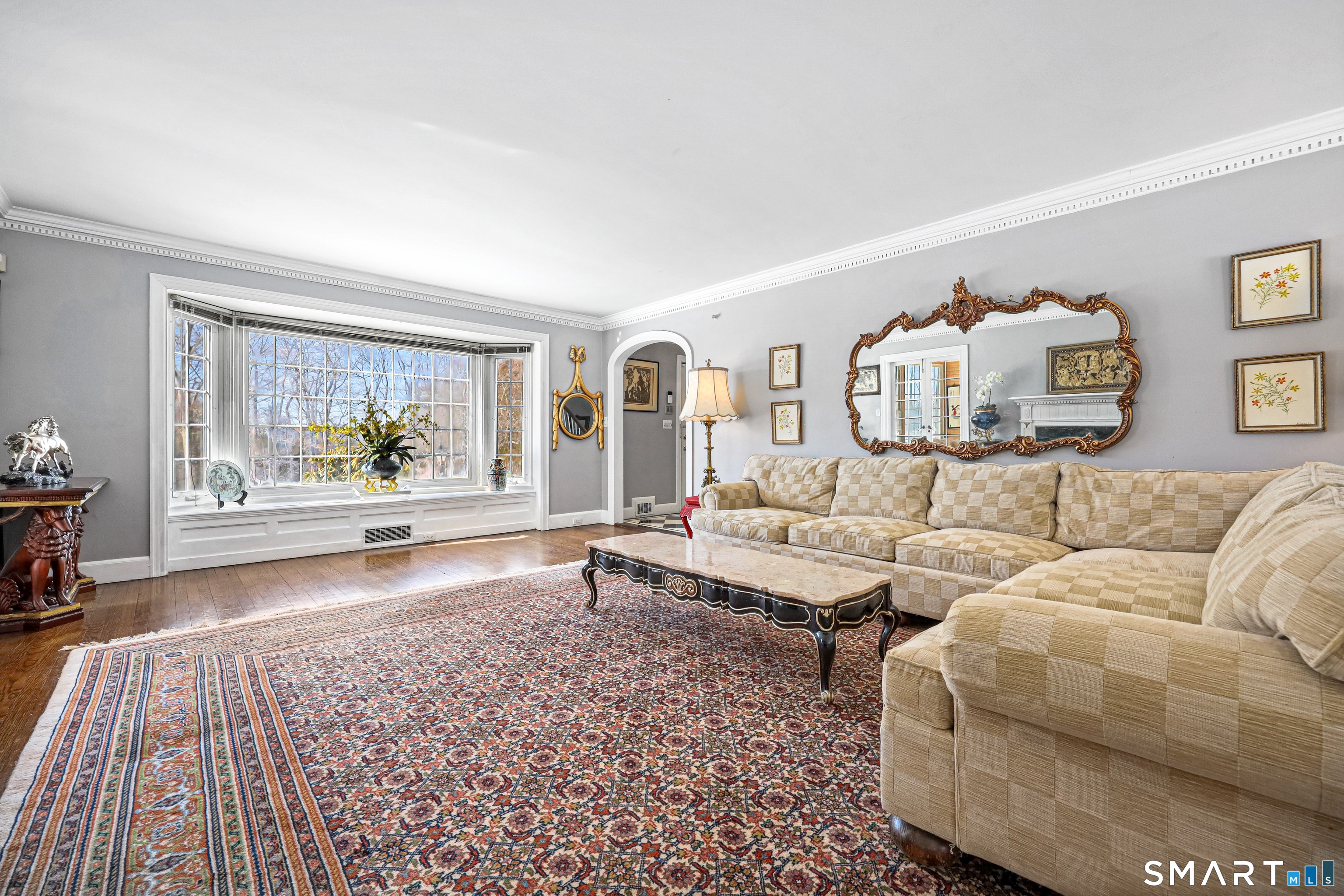 1209 Westover Road Stamford, CT 06902 - Photo 3 of 43 a living room with furniture and a large window