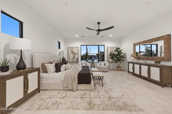 a living room with furniture a view of living room and a dining table