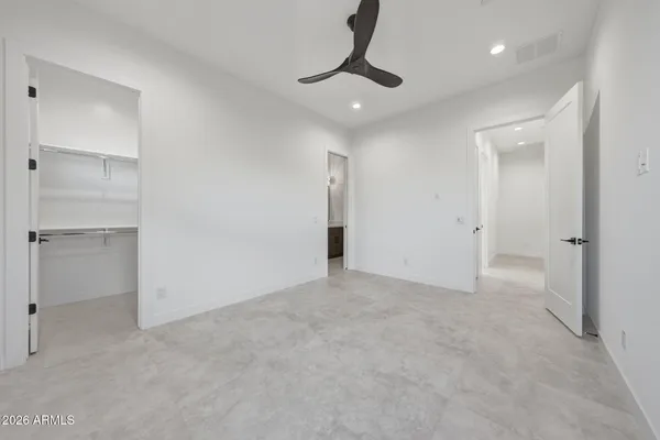 a close view of closet