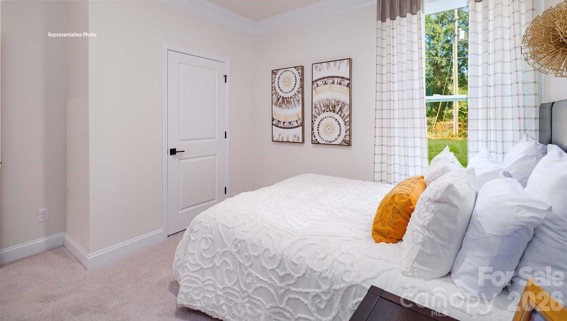 3111 Spring Iris Drive Denver, NC 28037 - Photo 41 of 44 a bedroom with a bed and painting on the wall