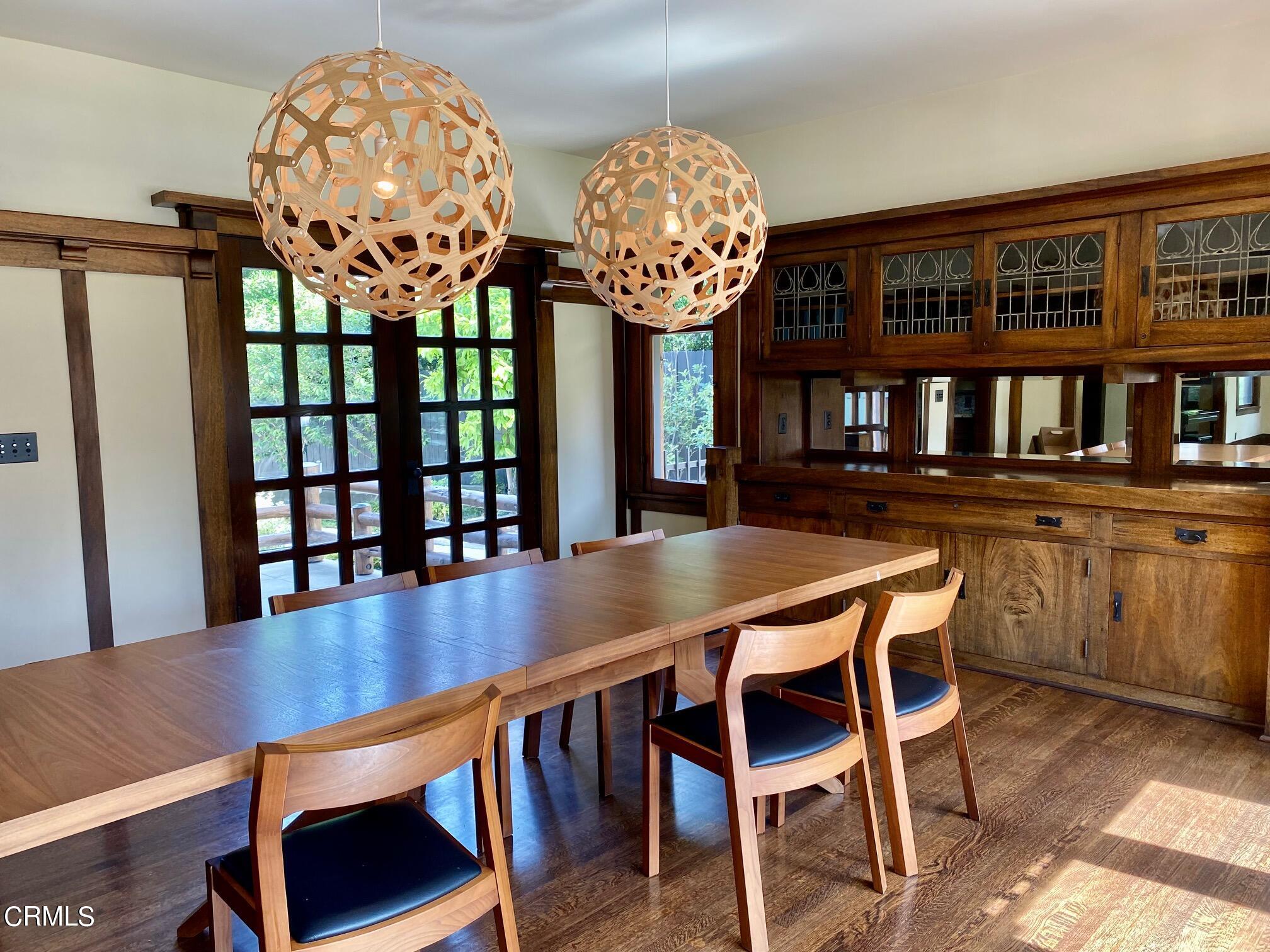 1361 Ridge Way Pasadena, CA 91106 - Photo 7 of 31 a view of a dining room with furniture and chandelier
