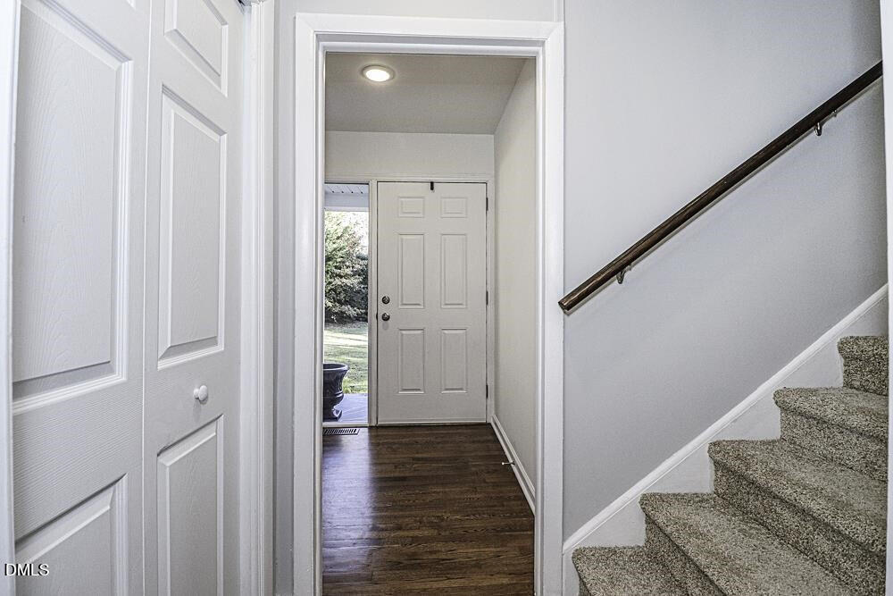 805 River Road Selma, NC 27576 - Photo 23 of 39 a view of a hallway with wooden floor and entryway