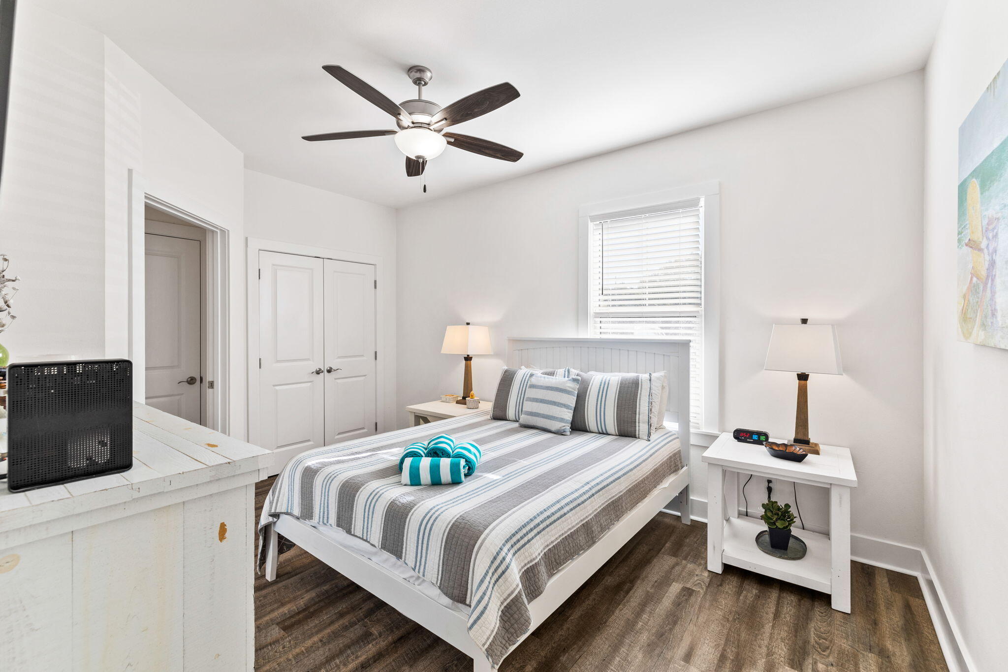 3958 West County Highway 30A, Unit 112 Santa Rosa Beach, FL 32459 - Photo 18 of 45 a bedroom with a bed and a window