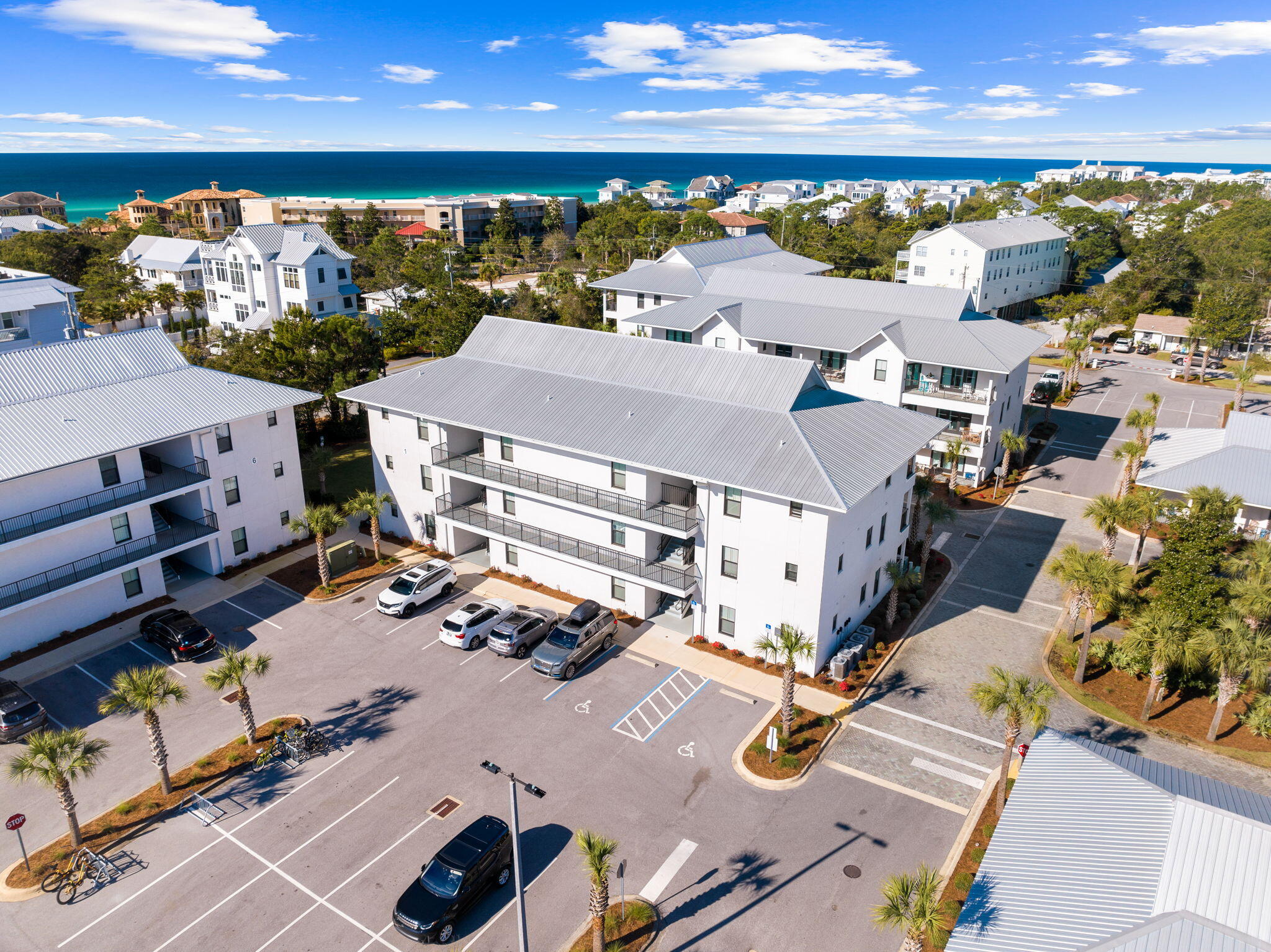 3958 West County Highway 30A, Unit 112 Santa Rosa Beach, FL 32459 - Photo 32 of 45 an aerial view of residential houses with outdoor space