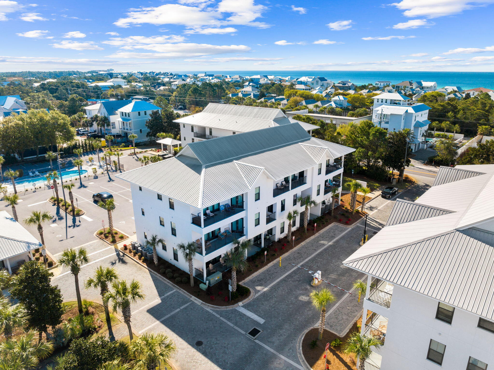 3958 West County Highway 30A, Unit 112 Santa Rosa Beach, FL 32459 - Photo 35 of 45 a view of a city from a terrace