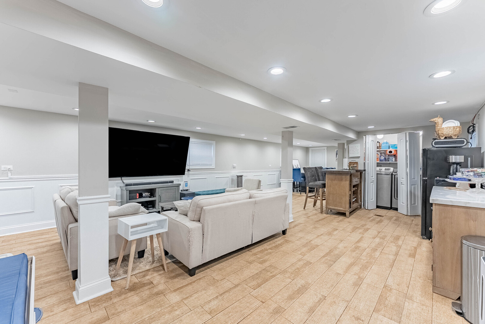 3605 West 56th Place Chicago, IL 60629 - Photo 11 of 23 a living room with furniture and a flat screen tv