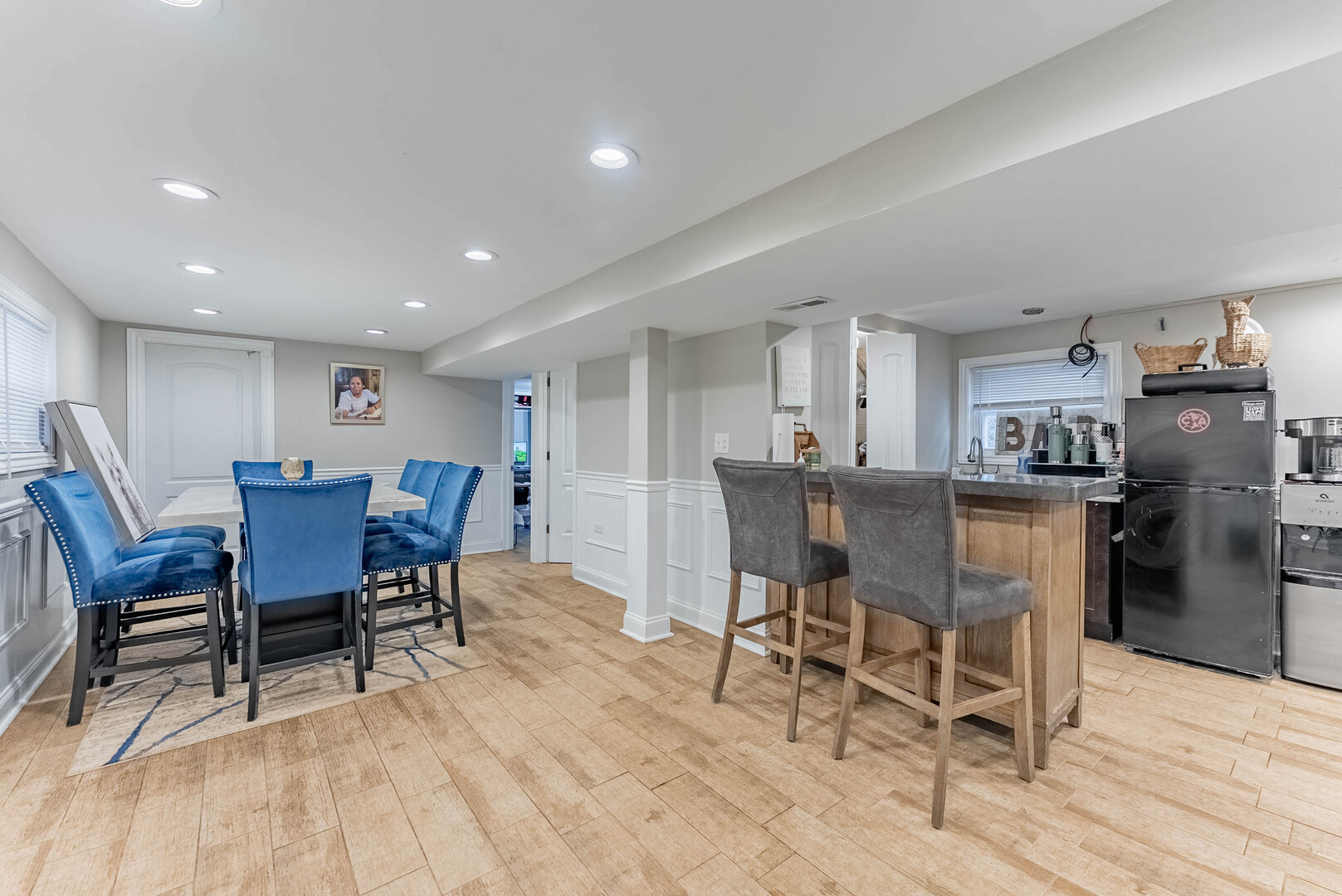 3605 West 56th Place Chicago, IL 60629 - Photo 10 of 23 a view of a dining room with furniture and wooden floor