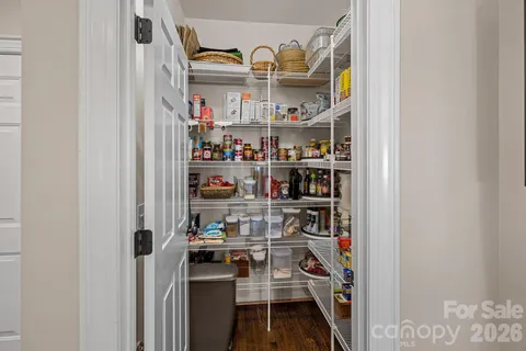 a view of storage and utility room
