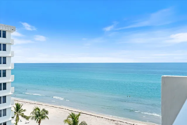a view of an ocean beach