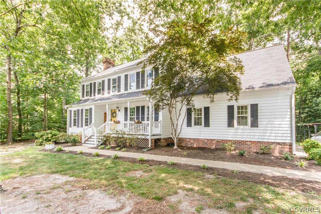 3902 Paces Ferry Road Chester, VA 23831 - Photo 30 of 31 a front view of a house with yard porch and seating space