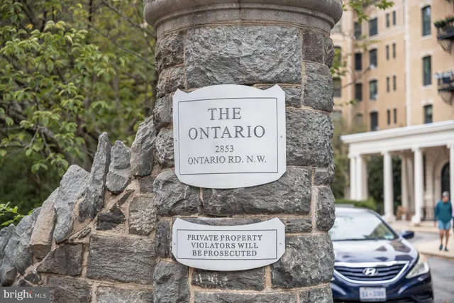 a sign on the side of a building