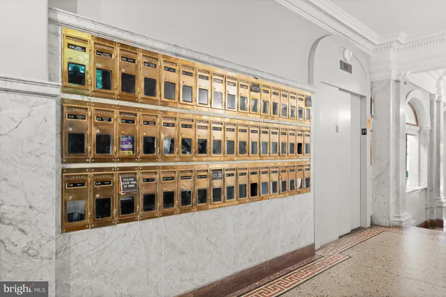 a large building with glass windows