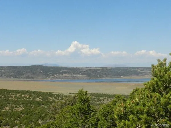 a view of outside space with a lake view