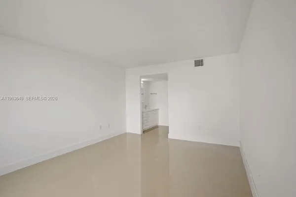 a view of an empty room