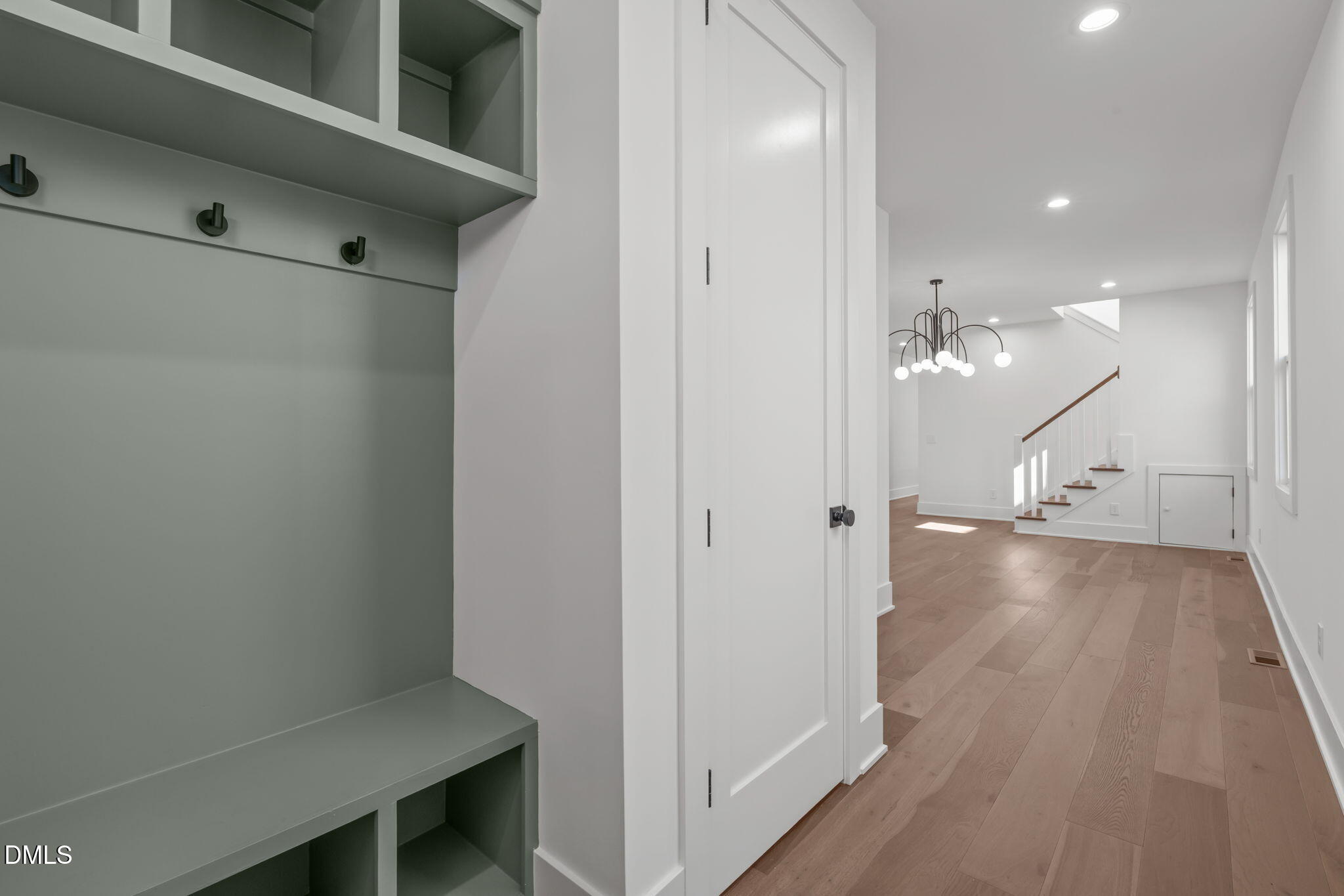 637 Conover Road, Unit B Durham, NC 27703 - Photo 9 of 52 a view of a hallway with wooden floor