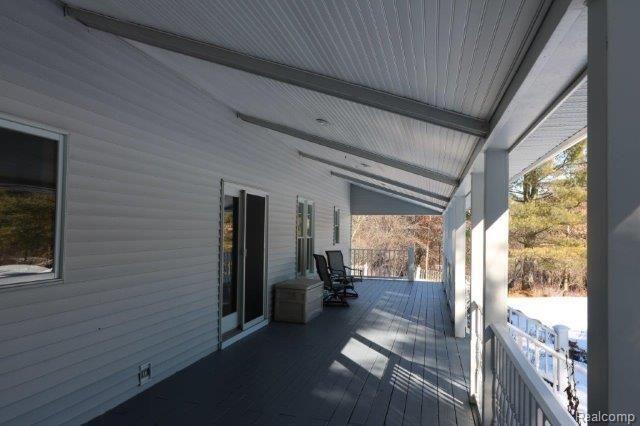 5662 Casey Road Dryden, MI 48428 - Photo 19 of 34 Rear Porch
