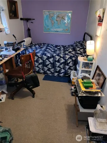 a room with gym equipment