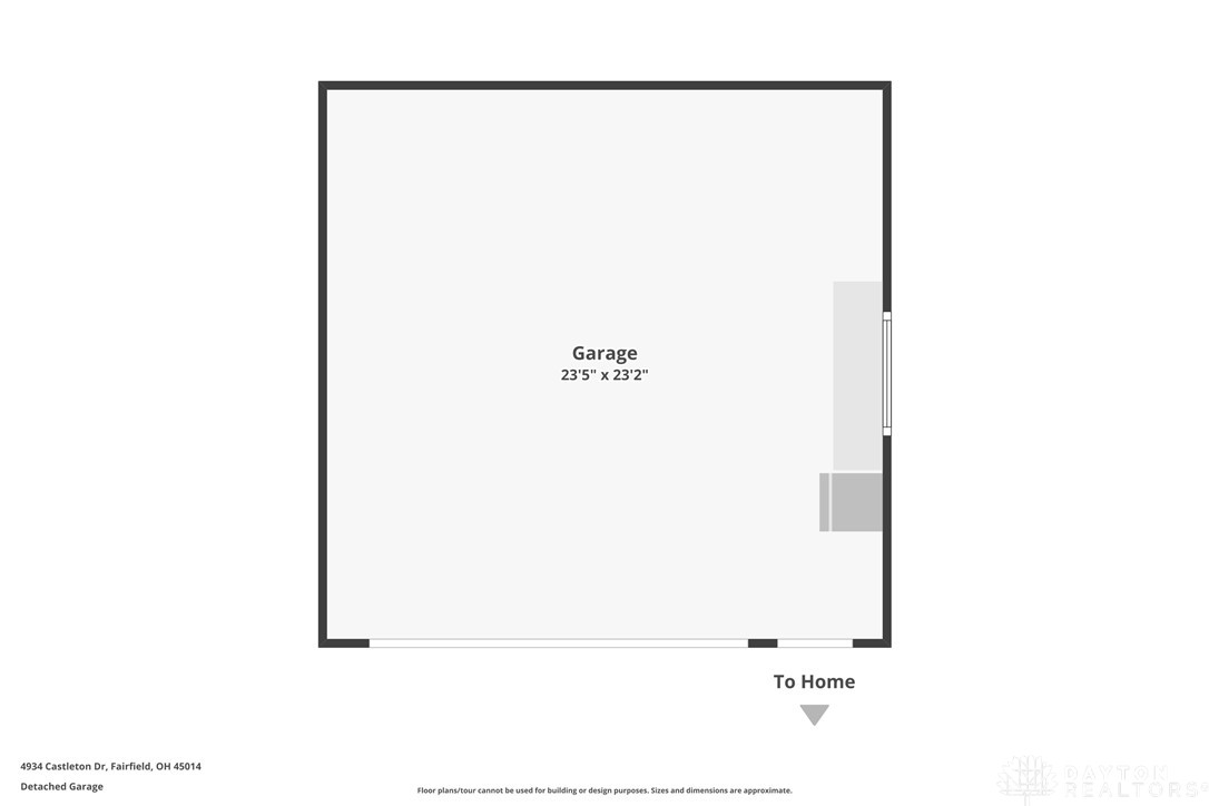 4934 Castleton Drive Fairfield, OH 45014 - Photo 27 of 36 Visualize the spacious and functional layout of this detached garage, ready for your needs.