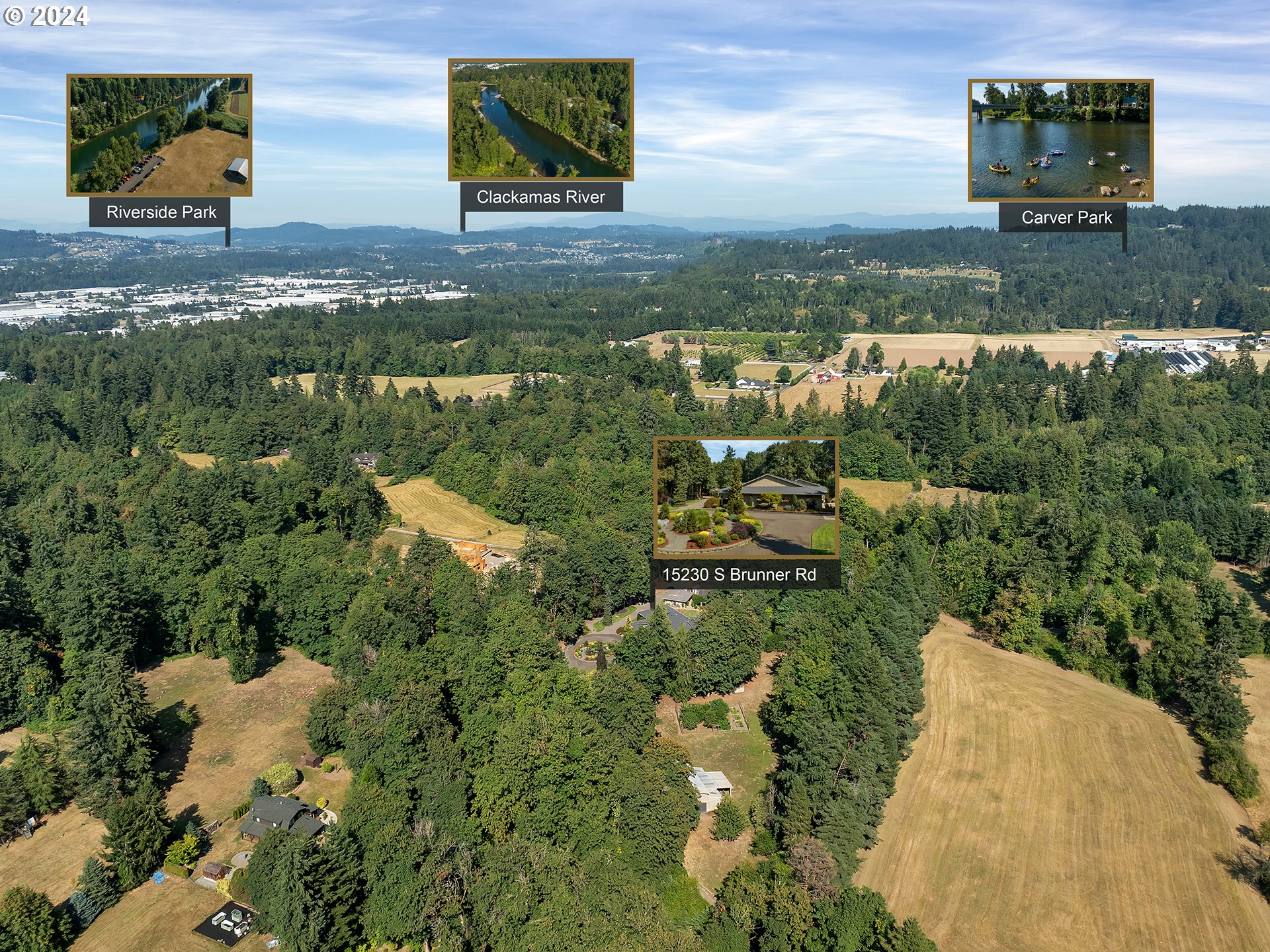 15230 South Brunner Road Oregon City, OR 97045 - Photo 46 of 48 Drone View/UAV