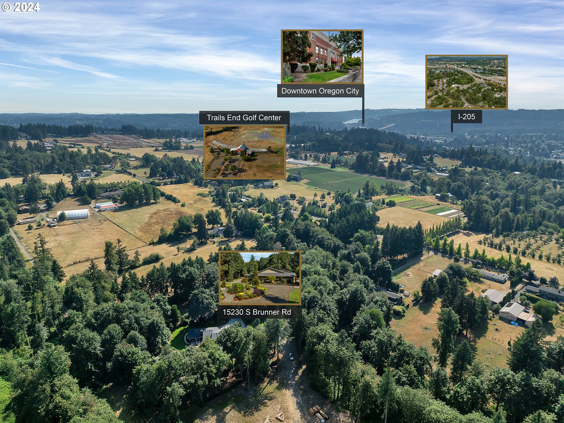 15230 South Brunner Road Oregon City, OR 97045 - Photo 47 of 48 Drone View/UAV