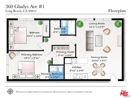 $495,000 | 360 Gladys Avenue, Unit 1, Long Beach, CA 90814