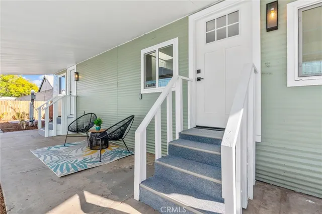 a view of a house with a porch