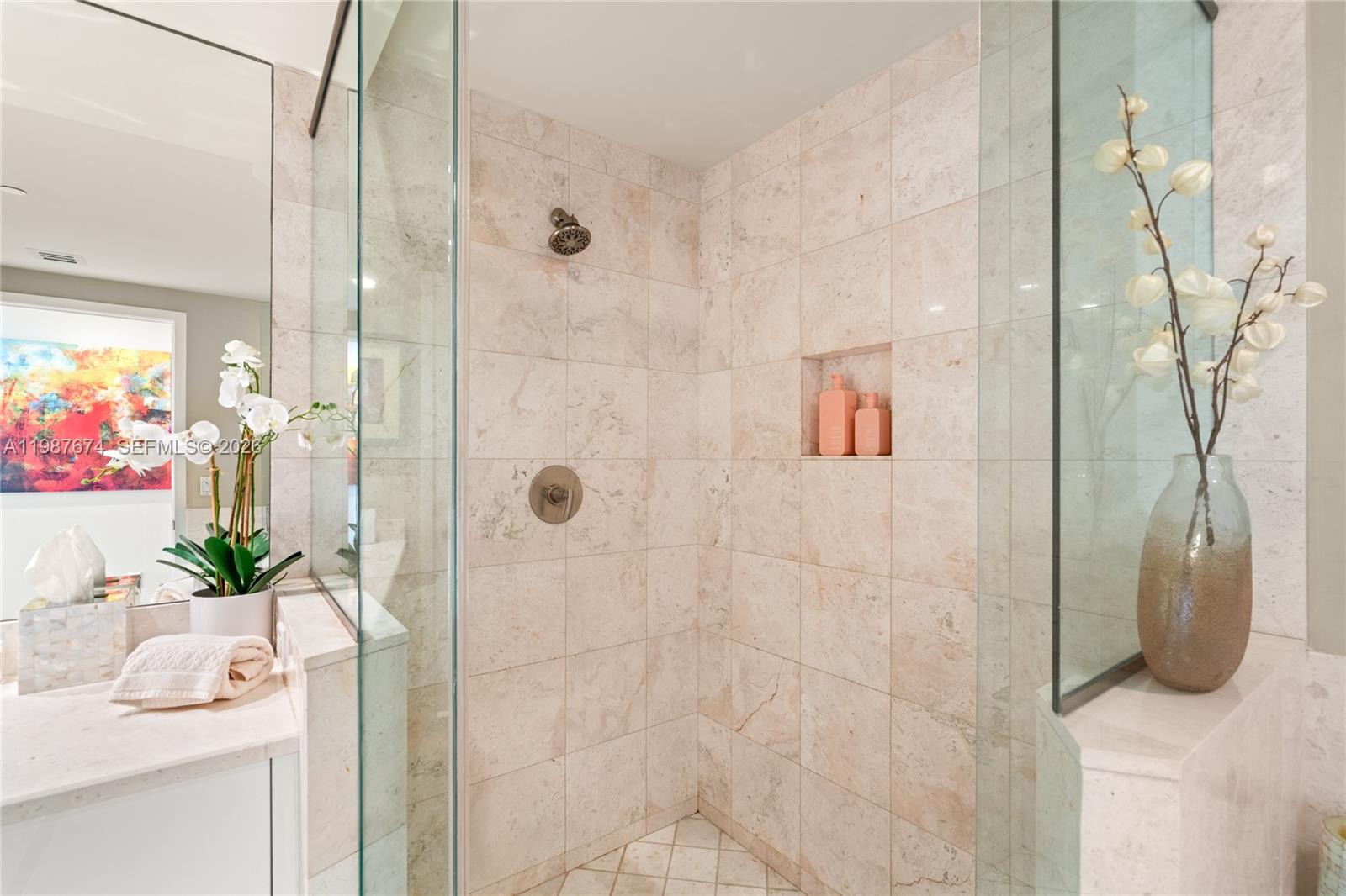 901 Brickell Key Boulevard, Unit 2804 Miami, FL 33131 - Photo 26 of 91 a bathroom with a shower