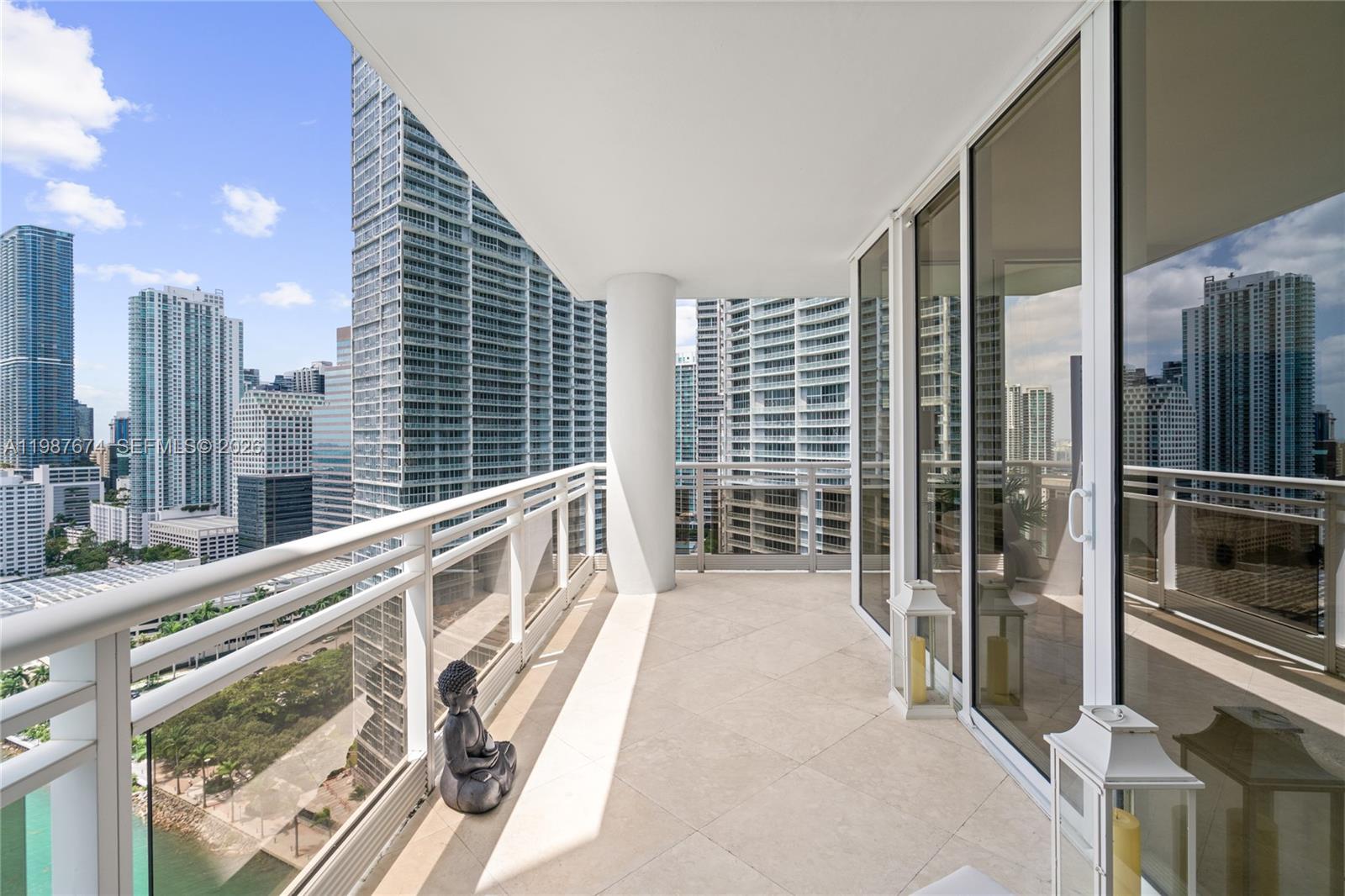 901 Brickell Key Boulevard, Unit 2804 Miami, FL 33131 - Photo 67 of 91 a view of balcony with city view