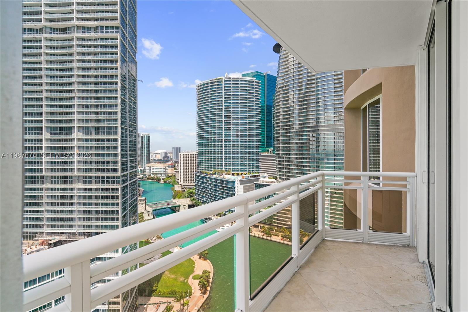 901 Brickell Key Boulevard, Unit 2804 Miami, FL 33131 - Photo 73 of 91 a view of balcony with window
