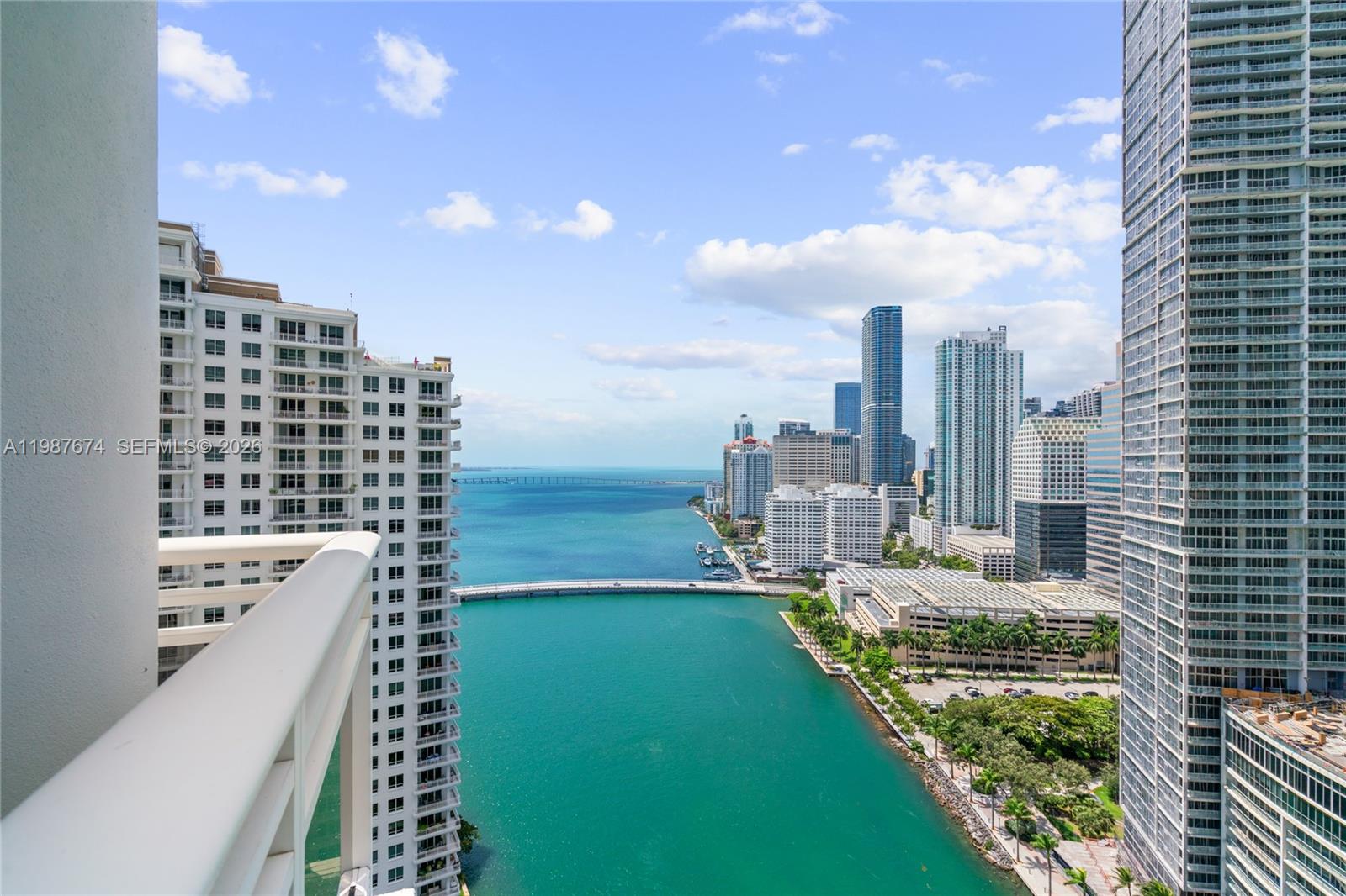 901 Brickell Key Boulevard, Unit 2804 Miami, FL 33131 - Photo 77 of 91 a view of a city with tall buildings