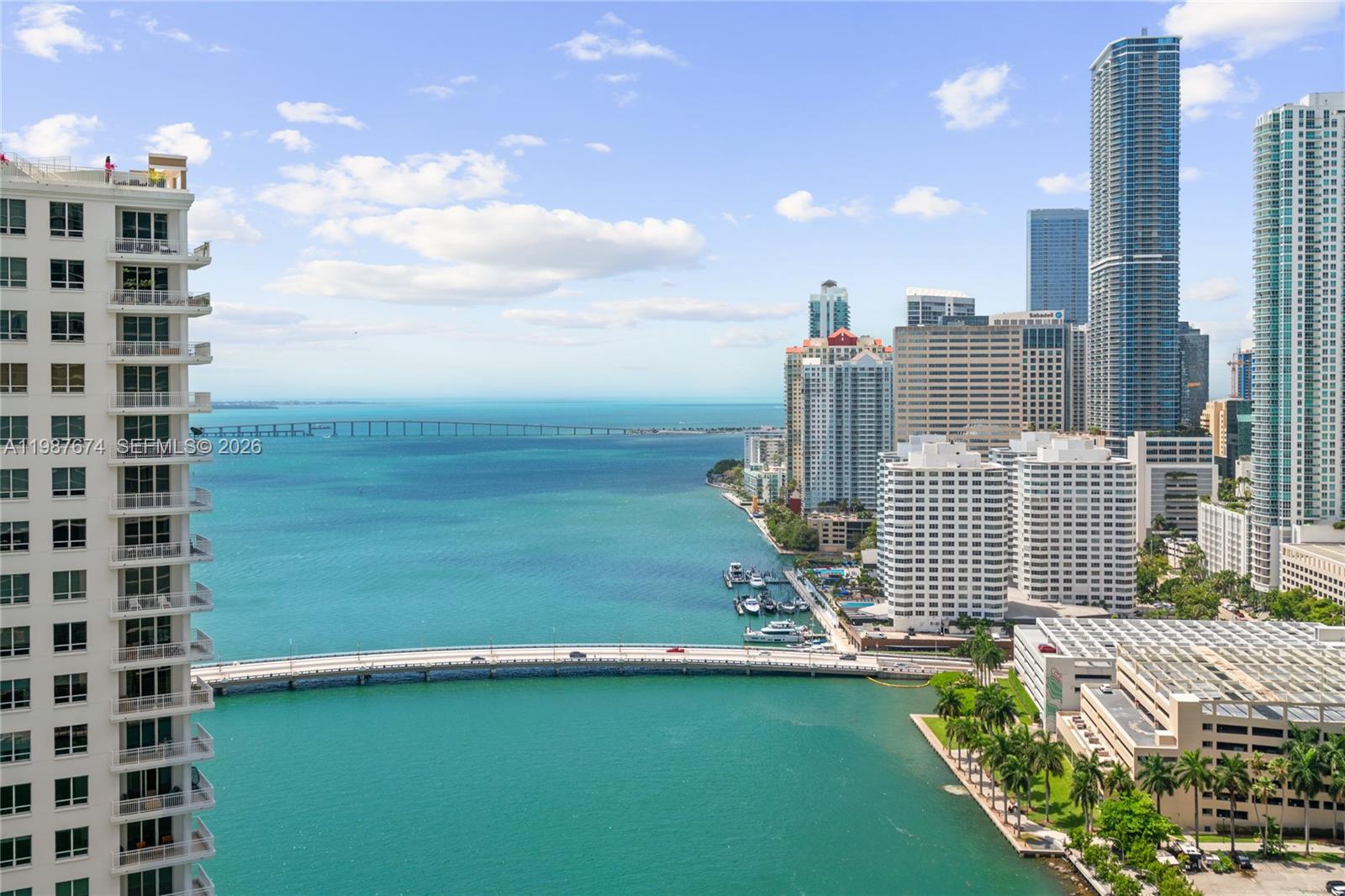 901 Brickell Key Boulevard, Unit 2804 Miami, FL 33131 - Photo 78 of 91 a view of a city with tall buildings