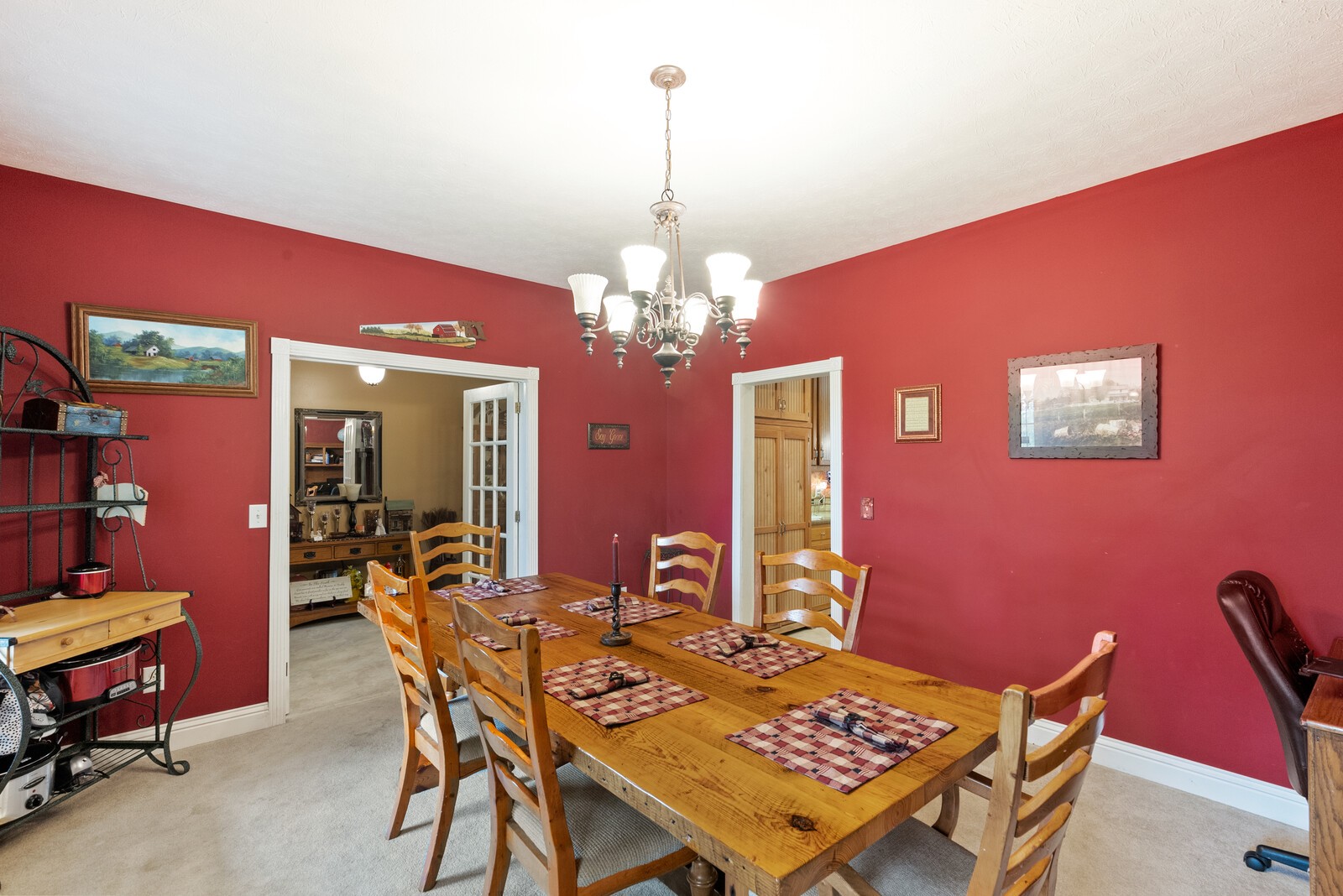 7336 Chowning Road Springfield, TN 37172 - Photo 14 of 45 a view of a dining room with furniture and chandelier