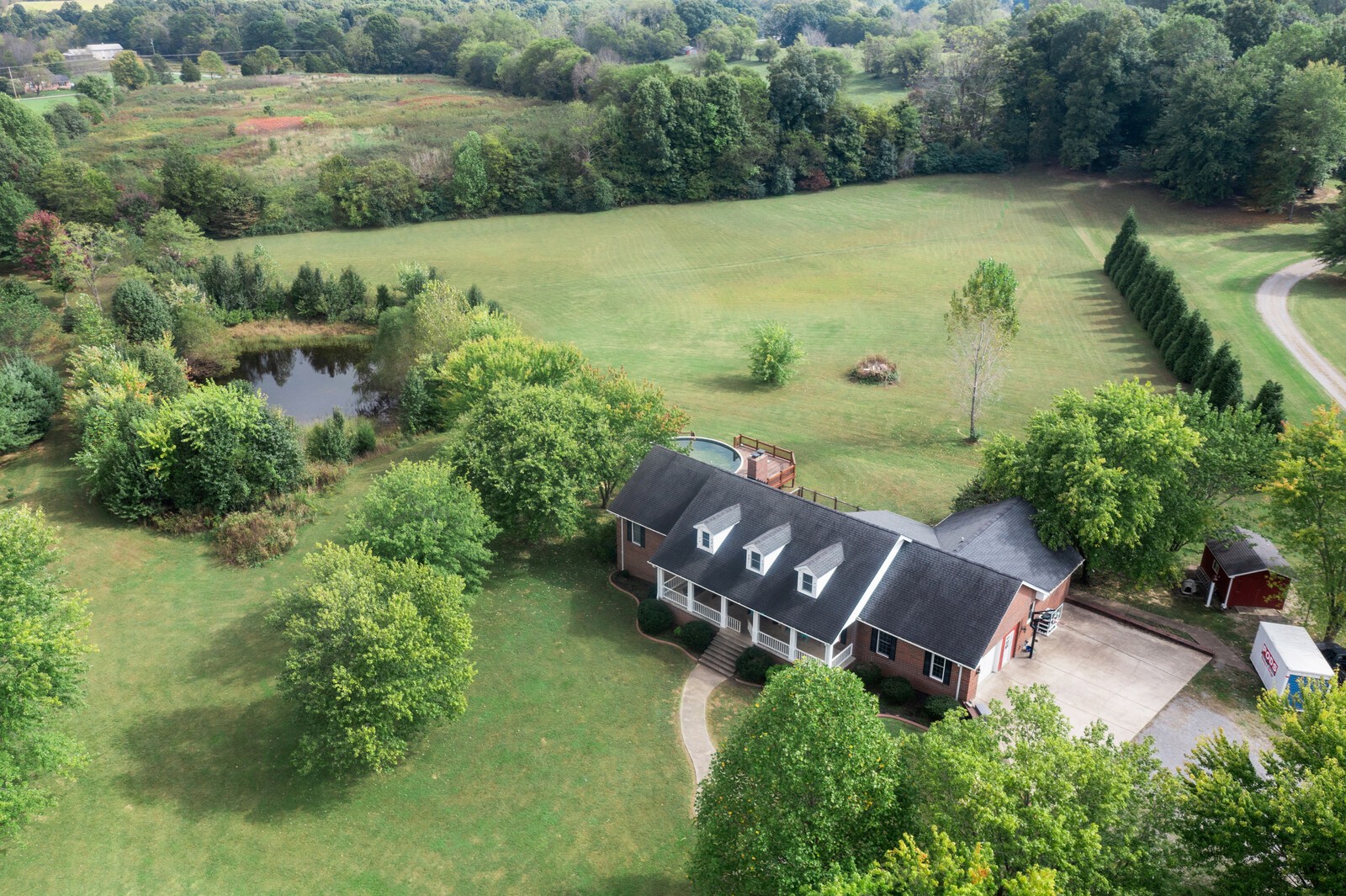 7336 Chowning Road Springfield, TN 37172 - Photo 6 of 45 an aerial view of a house with a yard