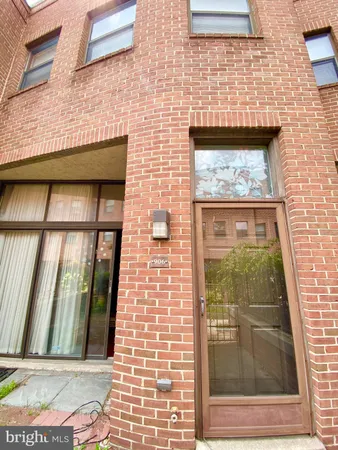 a view of a door of the house