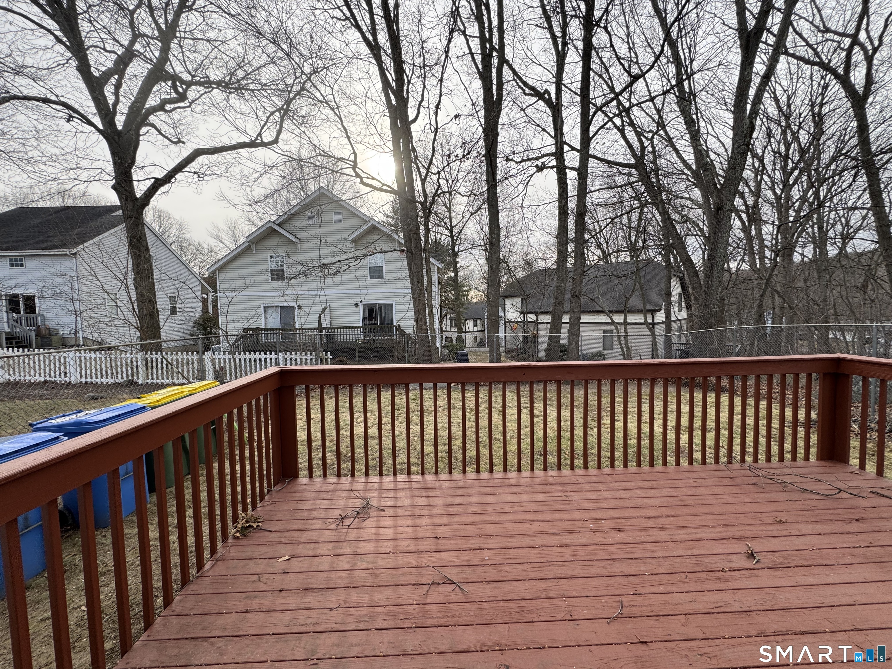 27 Katie Lane Waterbury, CT 06708 - Photo 13 of 14 a view of a wooden roof deck