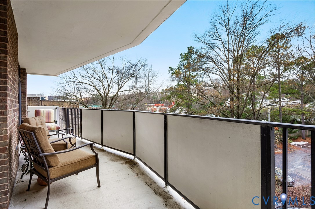 2956 Hathaway Road, Unit U301 Richmond, VA 23225 - Photo 13 of 36 a view of a two chairs in the balcony