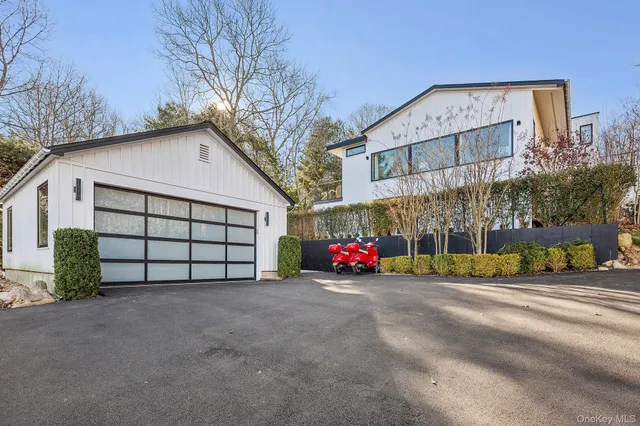 a view of a car garage