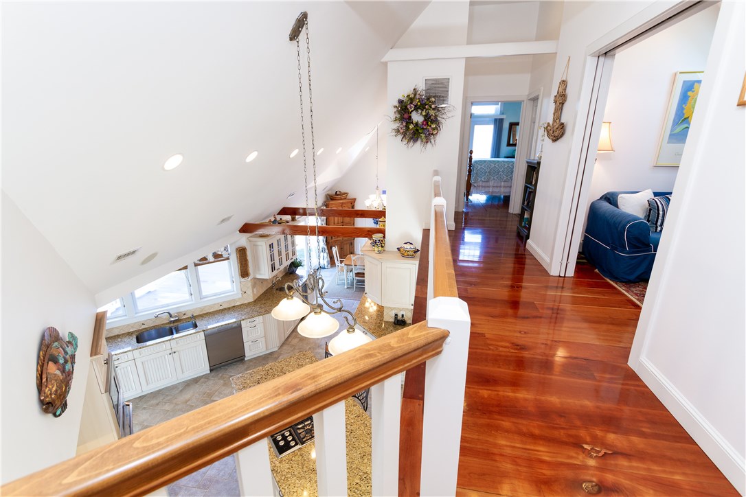 1507 West Side Road Block Island, RI 02807 - Photo 15 of 40 Soaring ceilings! Second floor open to main level.