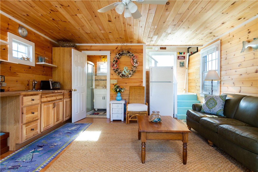 1507 West Side Road Block Island, RI 02807 - Photo 33 of 40 Kitchenette and full bath-Guest Cottage