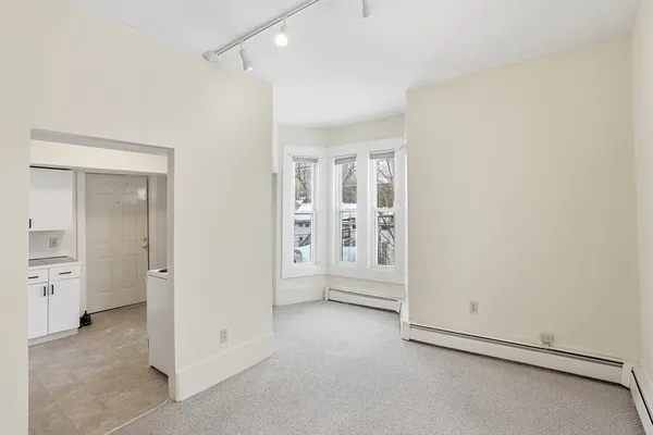 an empty room with a empty space