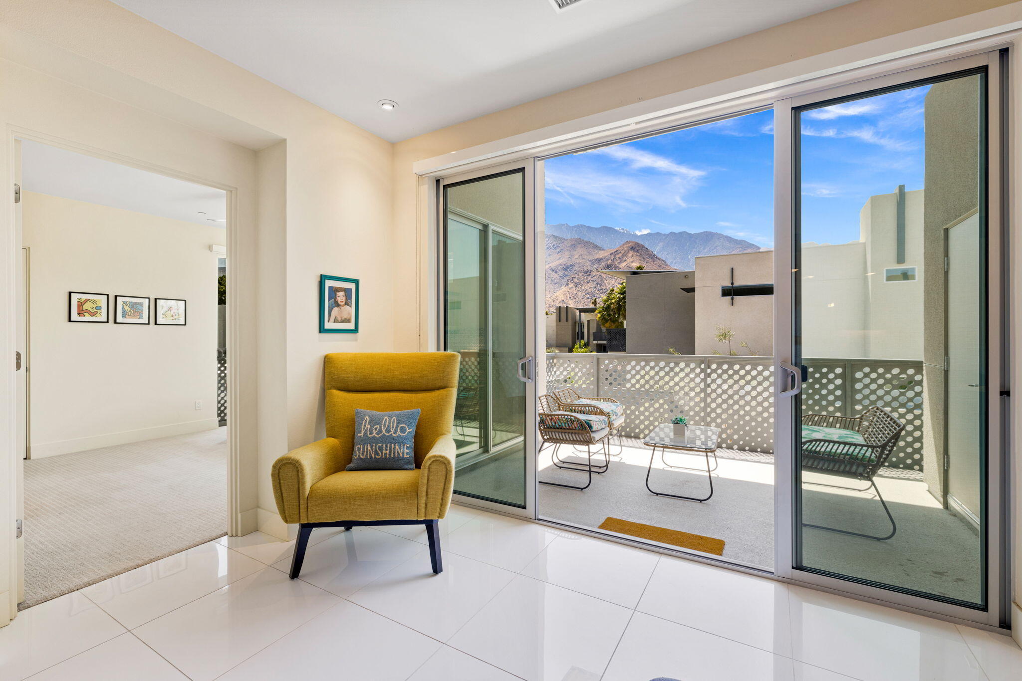191 The River Palm Springs, CA 92262 - Photo 20 of 39 a living room with furniture and a rug
