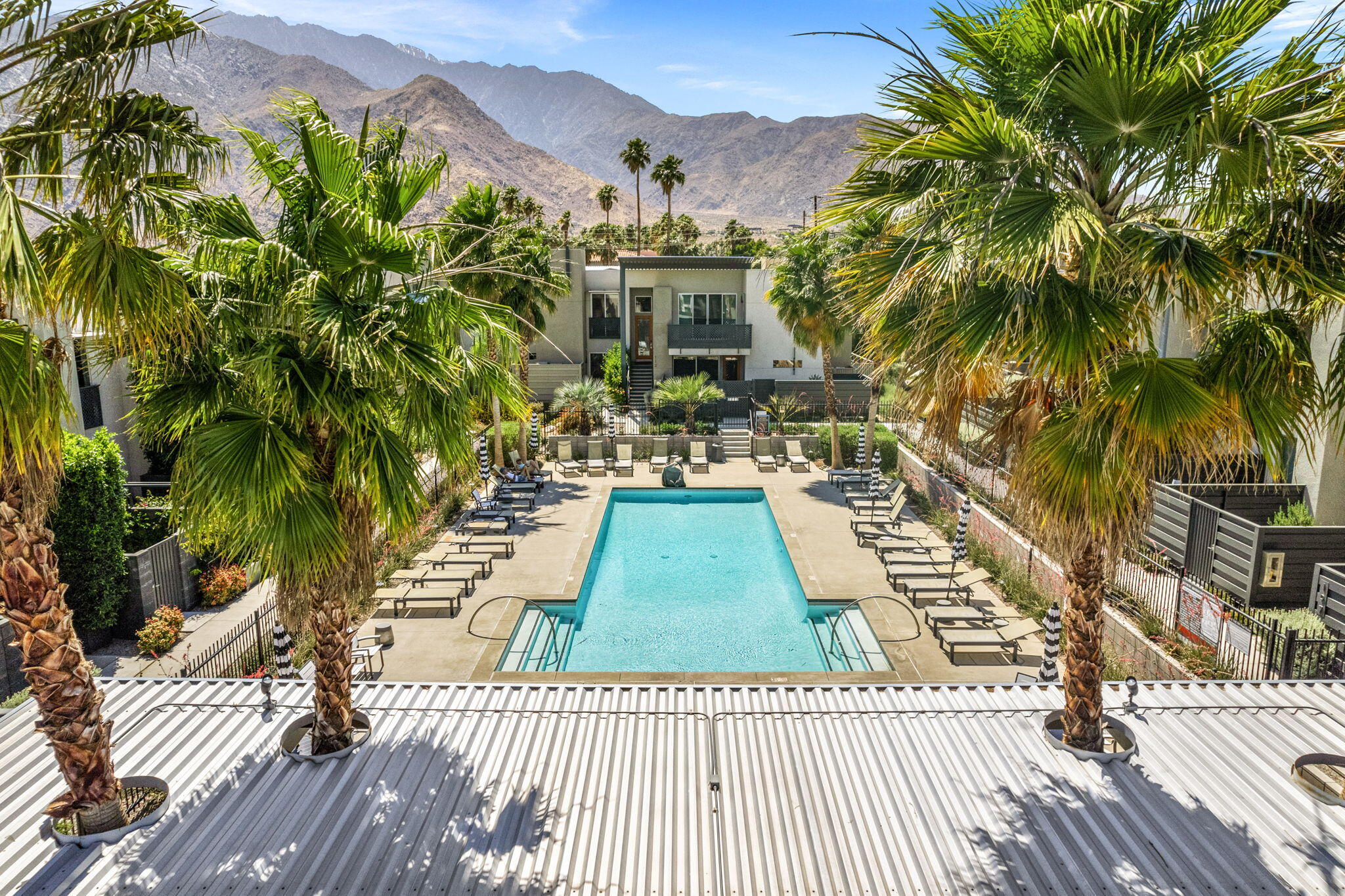 191 The River Palm Springs, CA 92262 - Photo 37 of 39 a view of a swimming pool with a patio