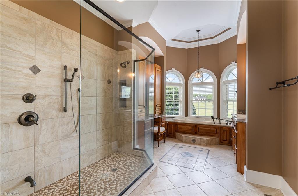 2250 Bethel Church Road Pleasant Garden, NC 27313 - Photo 13 of 45 Huge Primary Bath with Walk-In Shower and Water Closet
