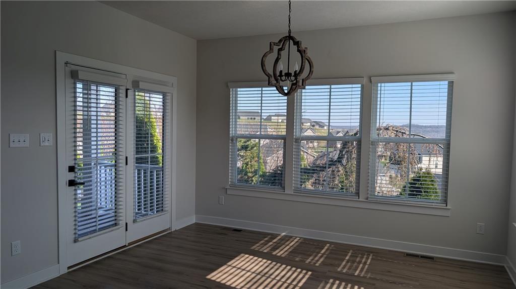 170 High Pointe Drive Washington, PA 15301 - Photo 12 of 29 a view of entryway with wooden floor and chandelier