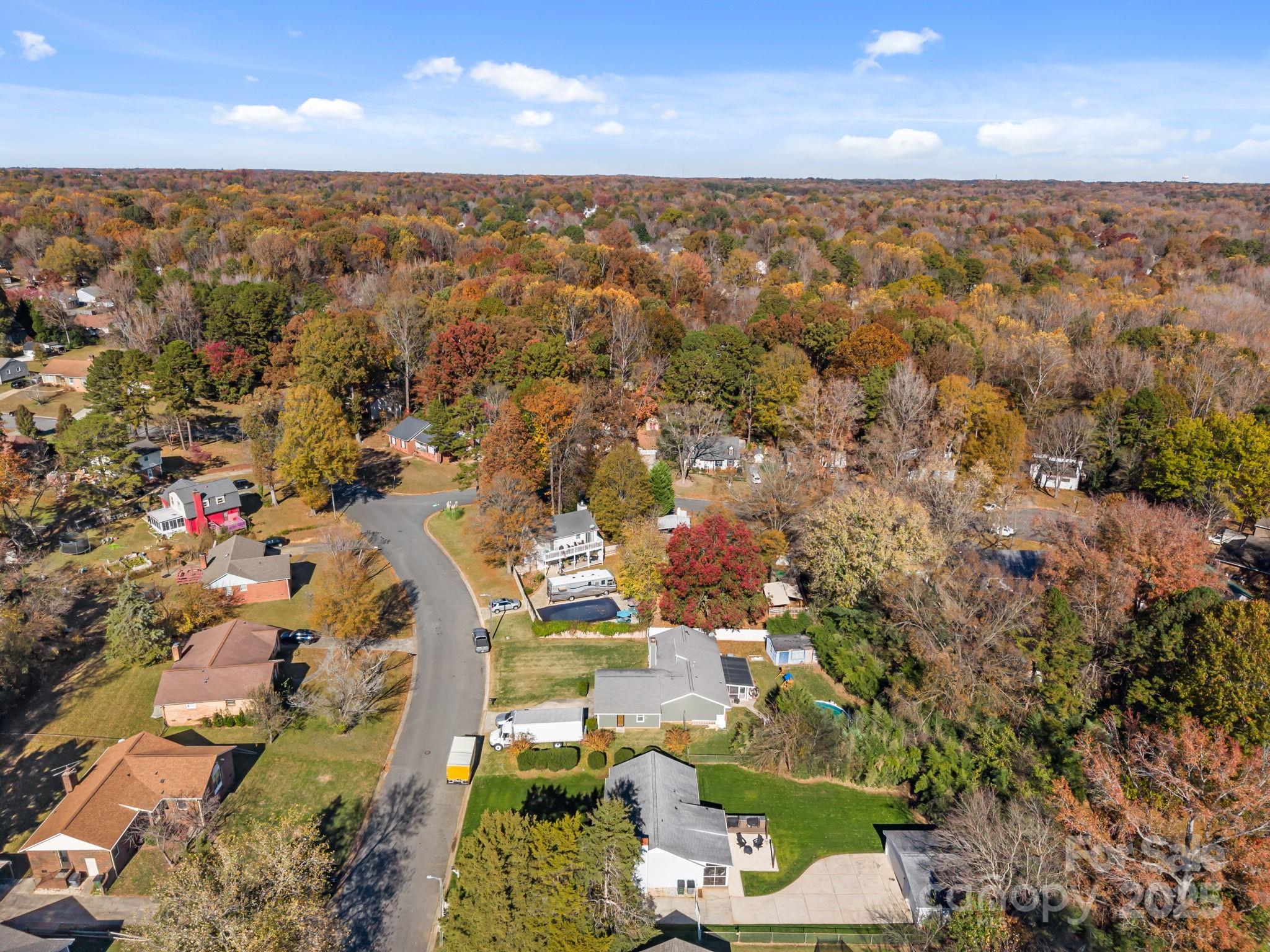 3512 Cross Winds Road Charlotte, NC 28227 - Photo 19 of 32 an aerial view of residential houses with outdoor space
