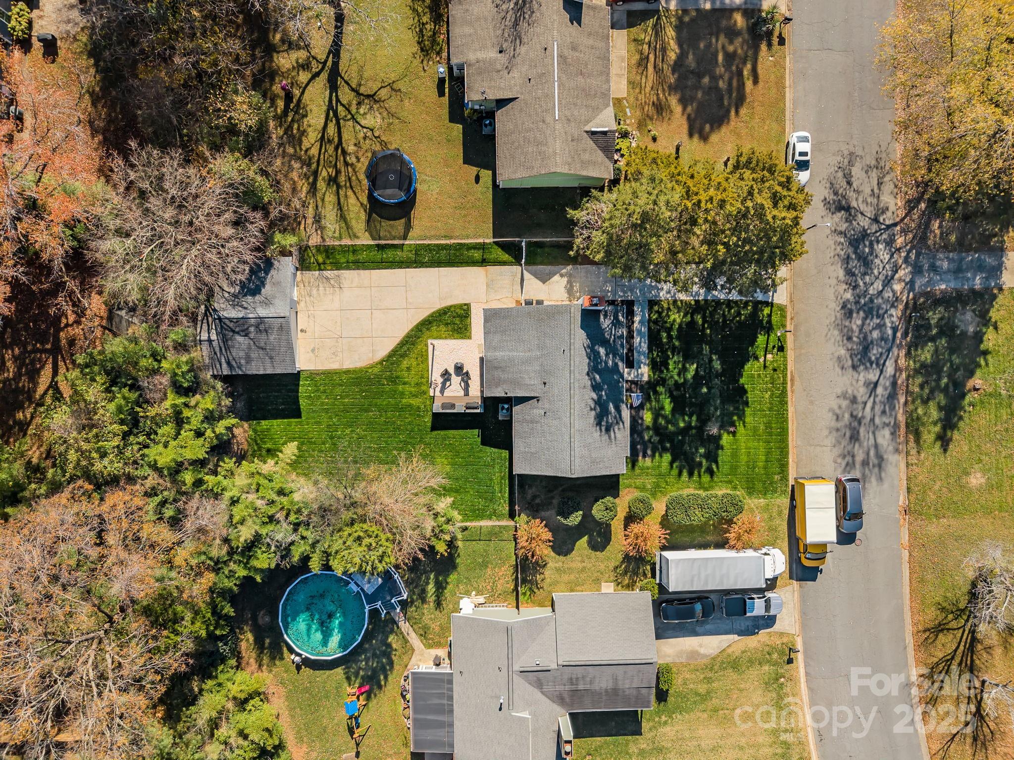 3512 Cross Winds Road Charlotte, NC 28227 - Photo 21 of 32 an aerial view of a house with a yard
