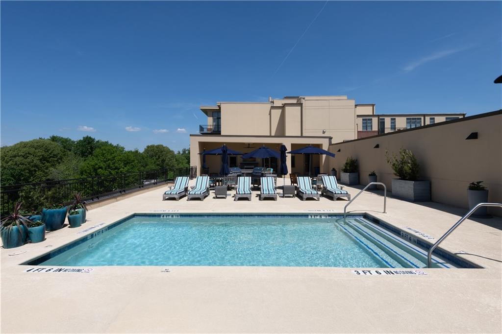 201 West Ponce De Leon Avenue, Unit 502 Decatur, GA 30030 - Photo 40 of 49 a view of swimming pool with seating space