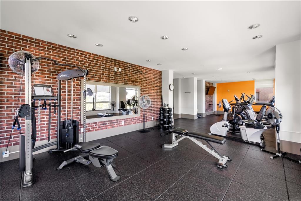 201 West Ponce De Leon Avenue, Unit 502 Decatur, GA 30030 - Photo 43 of 49 a room with gym equipment
