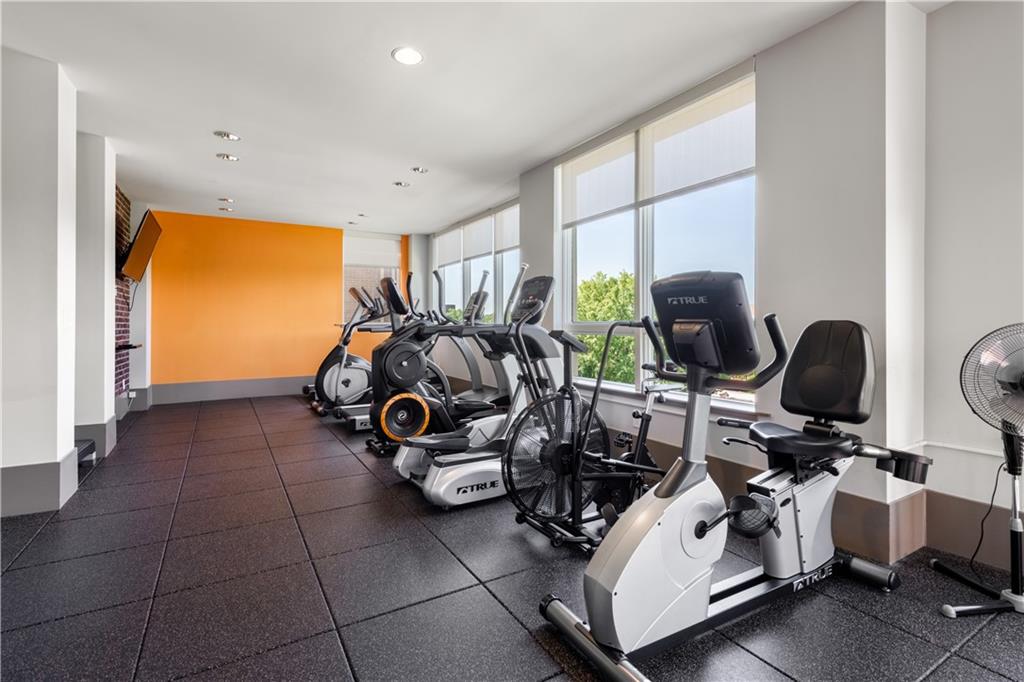 201 West Ponce De Leon Avenue, Unit 502 Decatur, GA 30030 - Photo 44 of 49 a view of a room with gym equipment